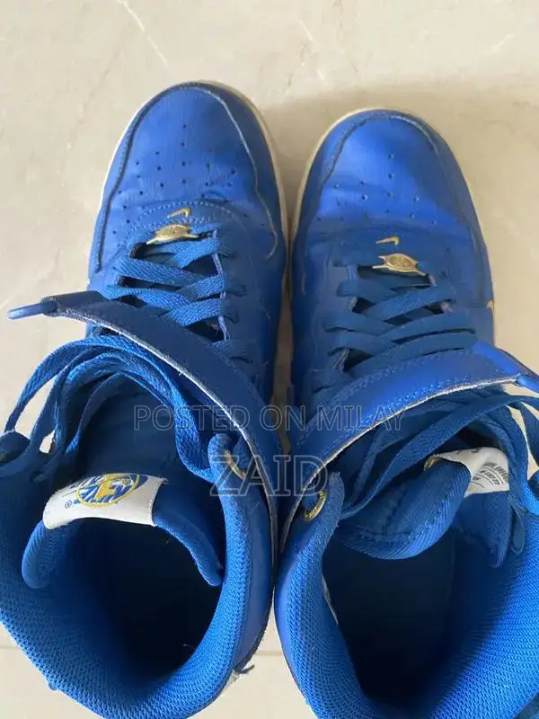 Nike Air Force 1 Blue Men's Sneakers - Comfortable Athletic Shoes