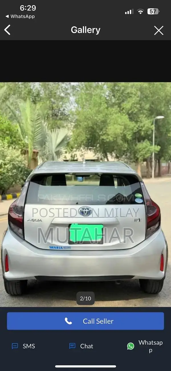 Toyota Aqua Hybrid Compact Sedan - Low Mileage Import