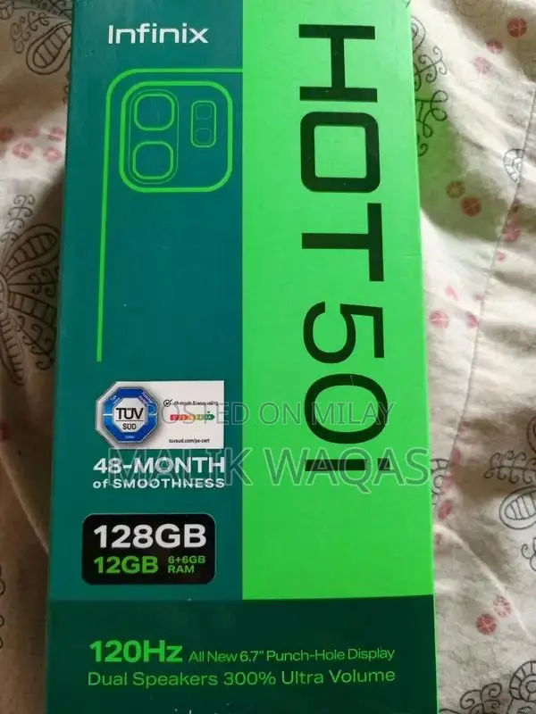 Infinix Hot Budget Smartphone 6GB RAM 128GB Storage