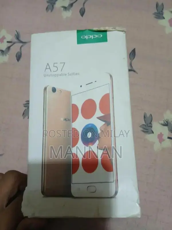 Oppo A57 Smartphone with Broken Display Panel