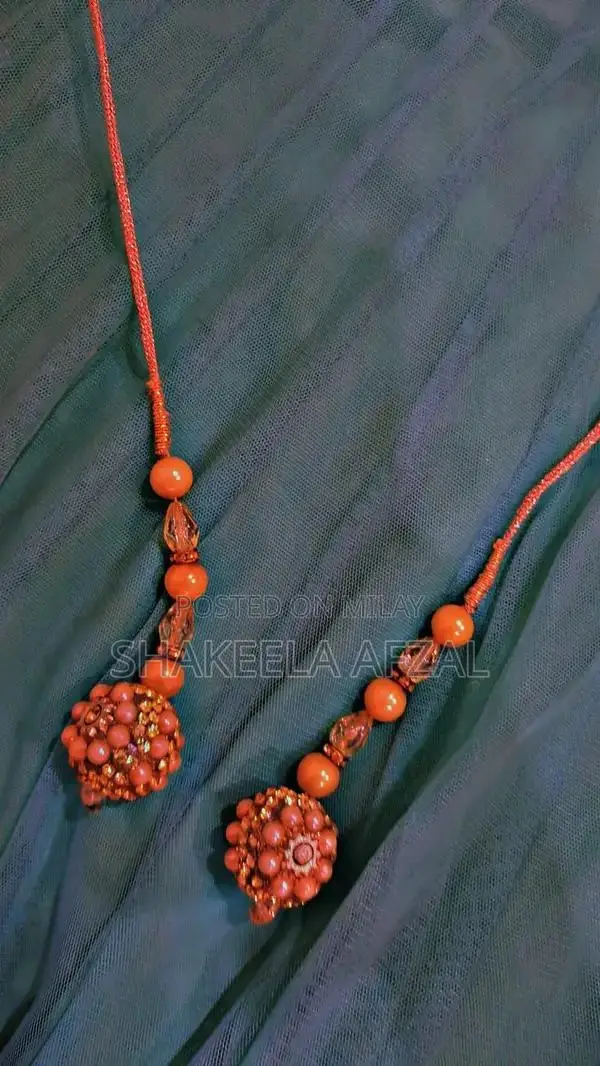 Elegant Net Long Flare Frock with Pearl Embellishments