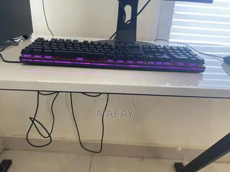 High-Performance Gaming PC with RGB Keyboard and Mouse