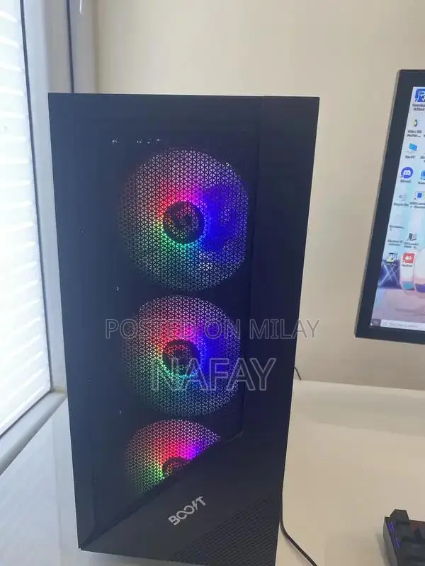 High-Performance Gaming PC with RGB Keyboard and Mouse