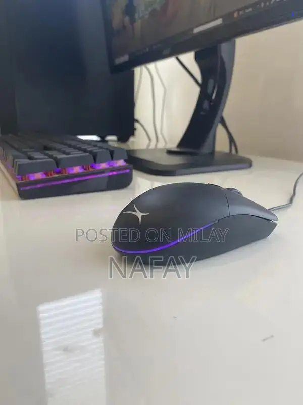 High-Performance Gaming PC with RGB Keyboard and Mouse