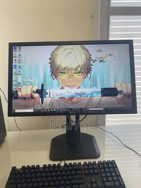 High-Performance Gaming PC with RGB Keyboard and Mouse