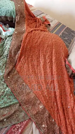 Sea Green Walima Dress with Lahnga Kurti and Duppata