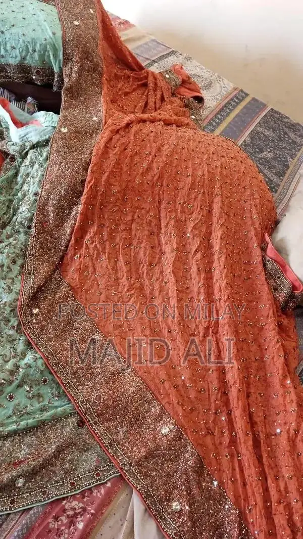 Sea Green Walima Dress with Lahnga Kurti and Duppata