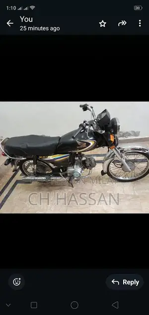 Honda 70cc Motorcycle 2015 Model - Reliable Two-Wheeler