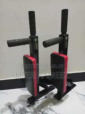 Photo - Heavy-Duty Wall Mounted Dip Bars for Home Fitness Training
