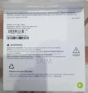 Apple AirTag Tracking Device - Compact Personal Item Locator