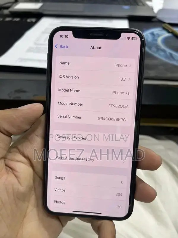 Apple iPhone XS 64GB Black Smartphone