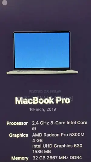 Apple MacBook Pro 16-inch 2019 i9 8-Core Professional Laptop