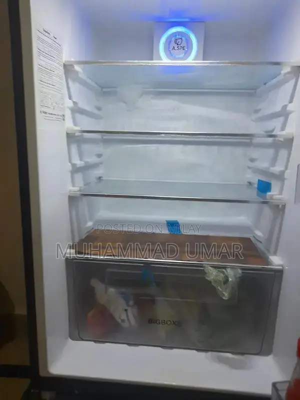 Haier Modern Touch Screen Refrigerator - Excellent Condition