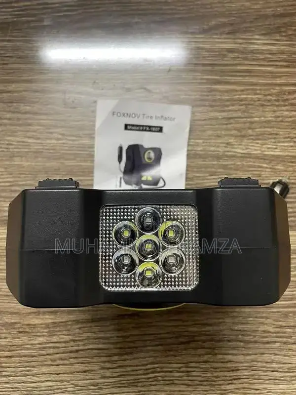 Portable Digital Tire Inflator with LED Light - Quick Auto Inflation