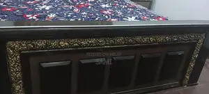 Luxury Bed Frame with Two Side Tables