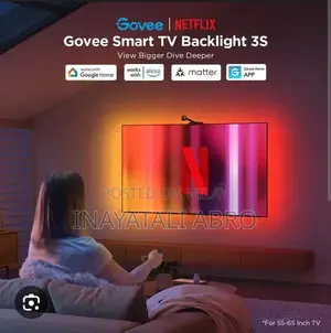 Smart TV RGBIC LED Backlight with Netflix Connectivity