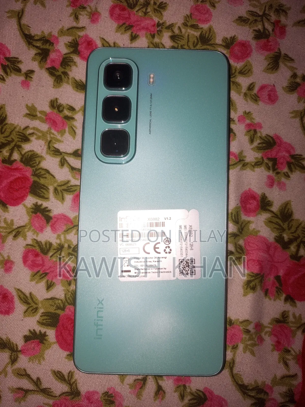 New Infinix Hot 50 Pro 256 GB Blue