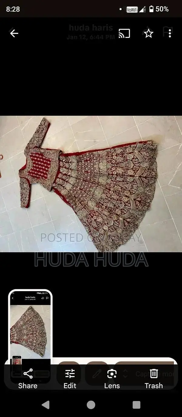 Elegant Barat Bridal Dress - Pristine Condition Single Wear