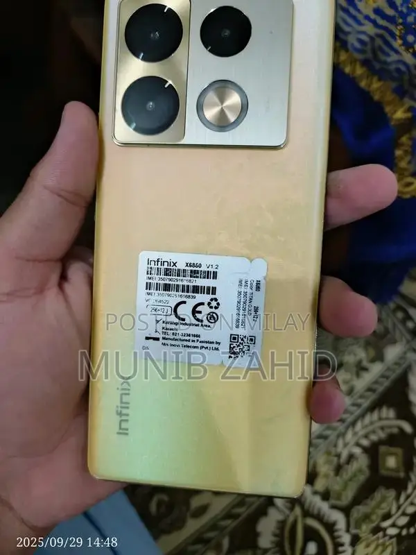 Infinix Note 40 Pro Smartphone with Panel Damage