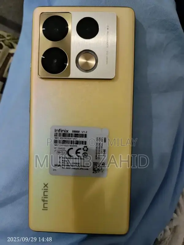Infinix Note 40 Pro Smartphone with Panel Damage
