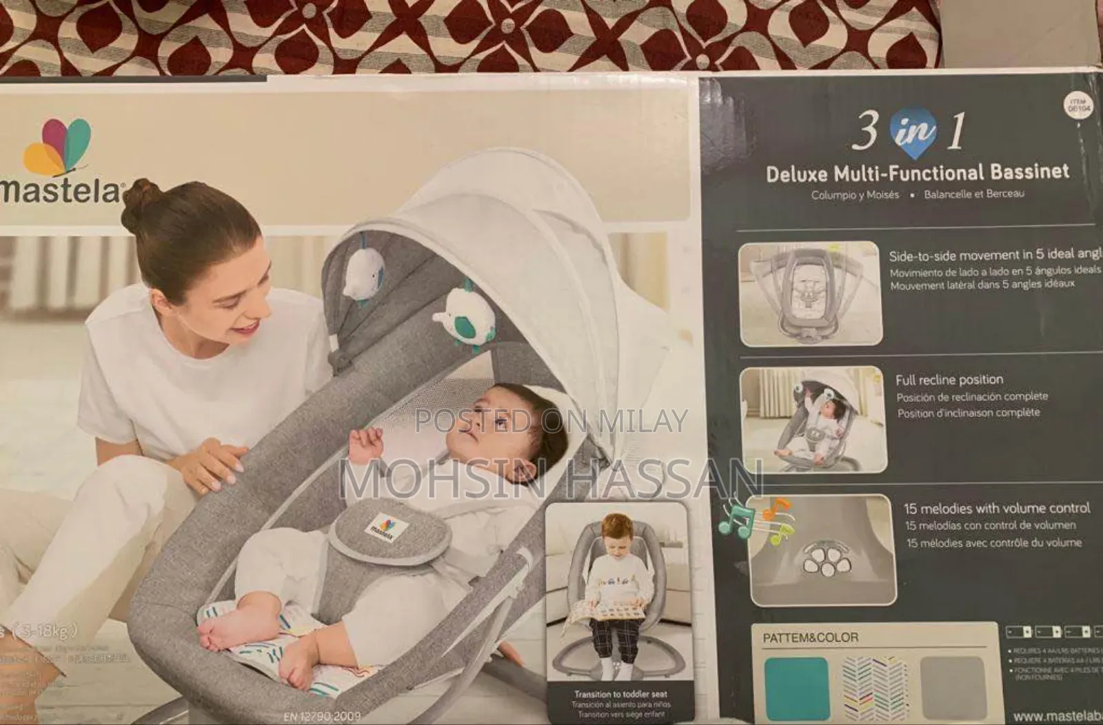 Mastela Baby Swing Just 1 Time Used for Sale