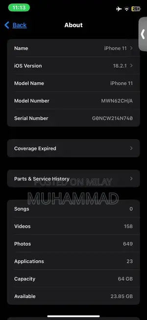 iPhone 11 64GB Teal Non-PTA Smartphone