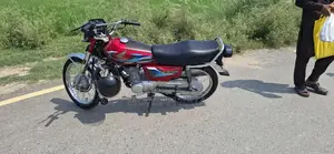 Photo - Honda 125cc Red Motorcycle