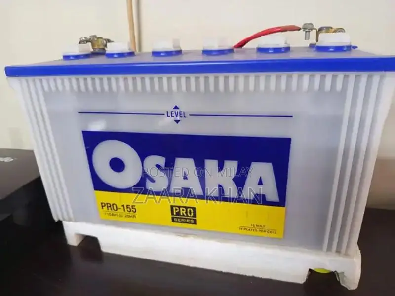 Osaka Pro 155 AH 12V Lead-Acid Car Battery with 19 Plates
