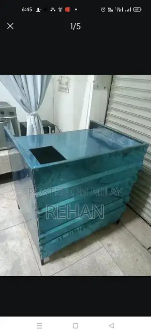 Photo - Commercial Food Counter with Fries, Roll, and Samosa Station