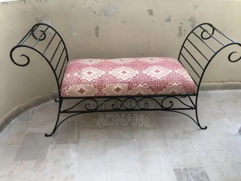 Sethi Iron Sofa Set - 3 Seater and 2 Seater Living Room Furniture