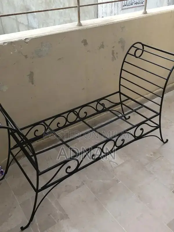 Sethi Iron Sofa Set - 3 Seater and 2 Seater Living Room Furniture