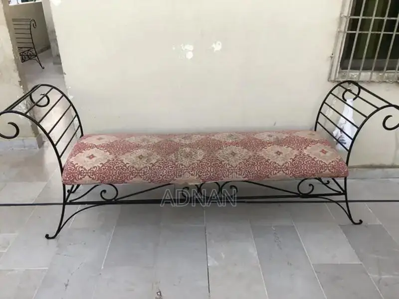 Sethi Iron Sofa Set - 3 Seater and 2 Seater Living Room Furniture