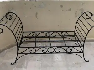 Sethi Iron Sofa Set - 3 Seater and 2 Seater Living Room Furniture