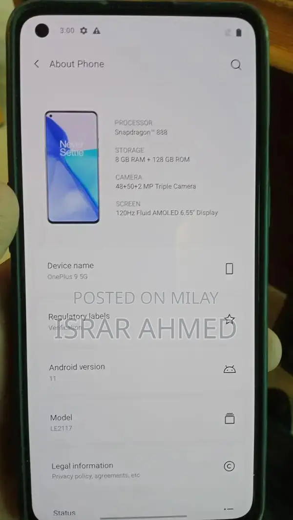 5G Smartphone with Dual SIM and 128GB Storage