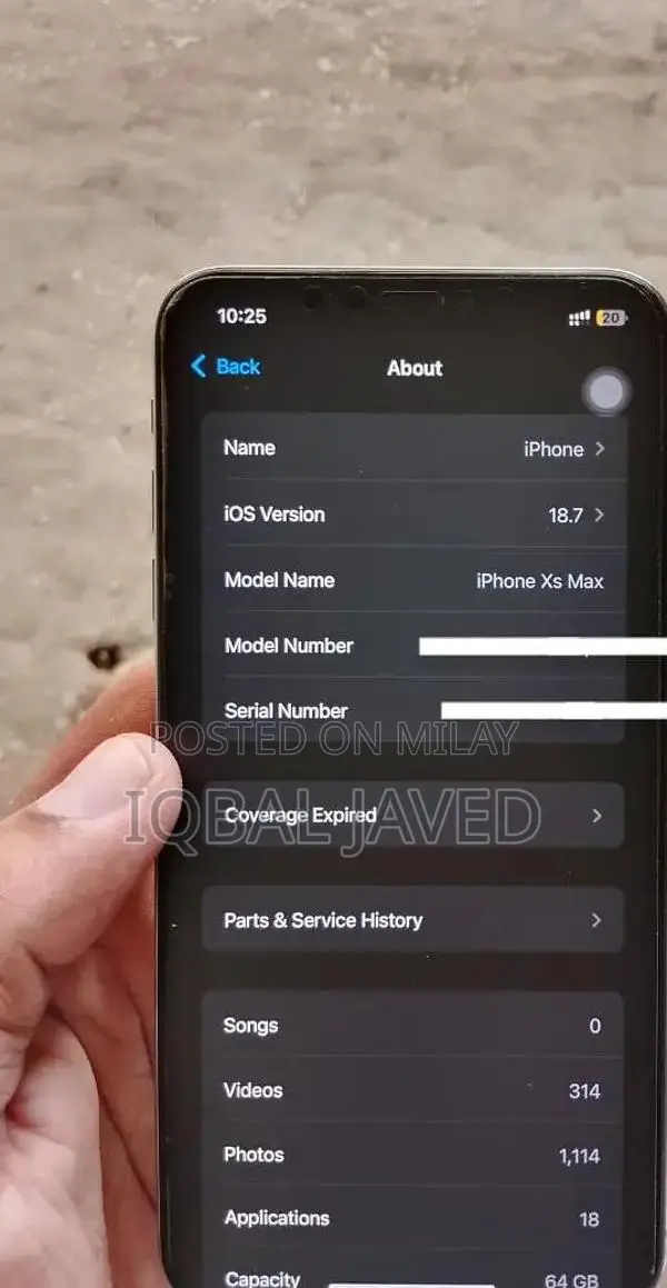 iPhone XS Max 64GB Smartphone Mobile Device