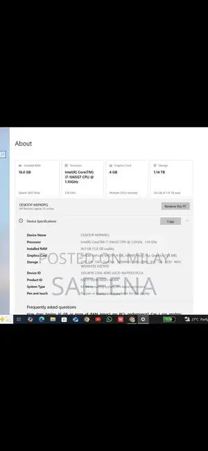 HP Pavilion Core i7 Laptop with SSD - 10th Gen Performance