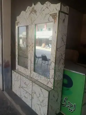 Photo - Modern Wooden Dressing Table with Sleek Design