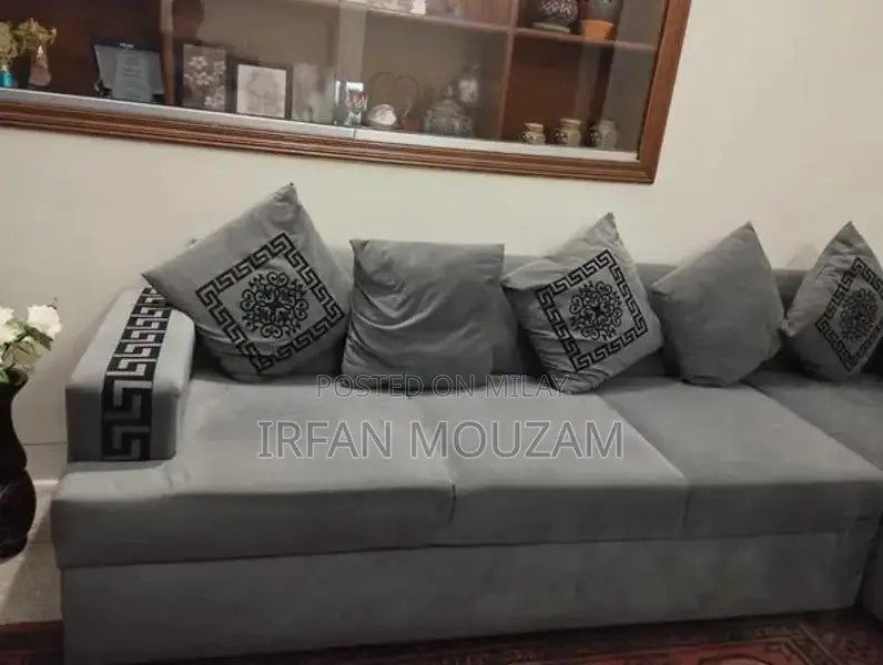 Comfortable L-Shape Sofa Set - Excellent Condition