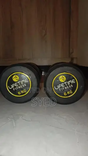 6kg High-Quality Fitness Dumbbells Exercise Weights Pair