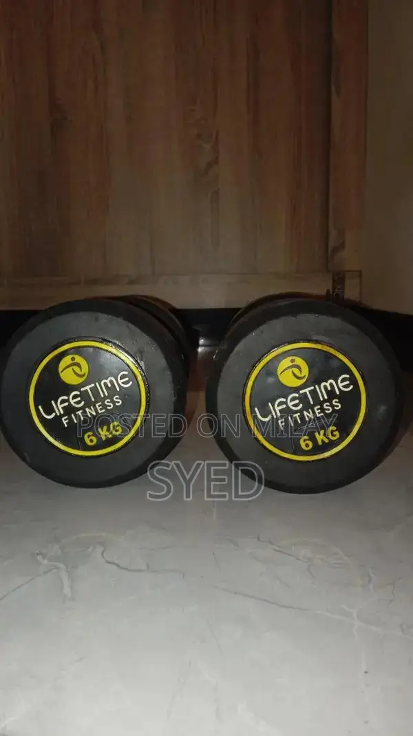 6kg High-Quality Fitness Dumbbells Exercise Weights Pair