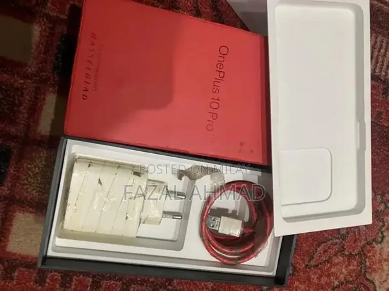OnePlus 10 Pro 5G Smartphone Packaging with Accessories