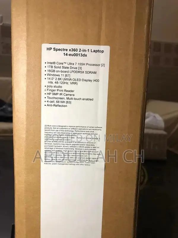 HP Spectre x360 2-in-1 Laptop Ultra 7 Touch 14"