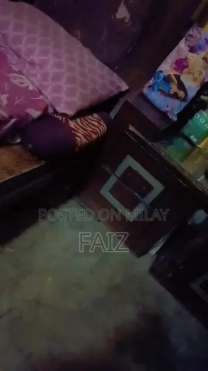 King Size Bed with Side Table and Bedside Storage