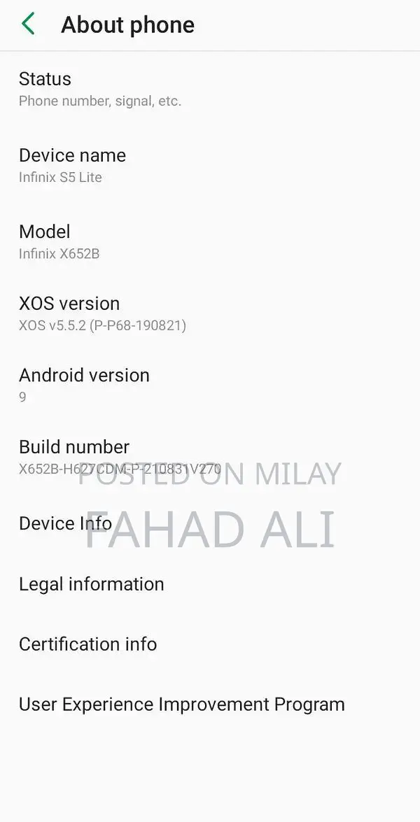 Infinix S5 Lite Budget Smartphone with Quad Camera