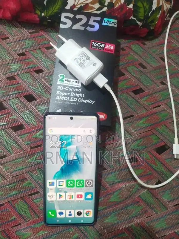 Ultra-Slim Smartphone with AMOLED Display and Large Storage