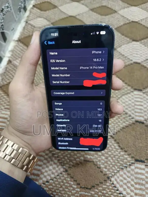 Premium Deep Purple iPhone 14 Pro Max 256GB Smartphone
