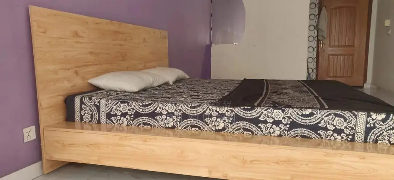 King Size Bed Frame with Solid Iron Base