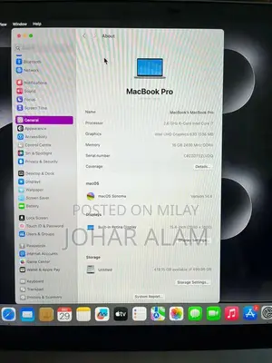 2019 MacBook Pro 15" Core i7 Laptop - High Performance