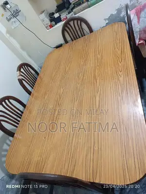 Khekhar Wood Dining Table Set with 6 Chairs