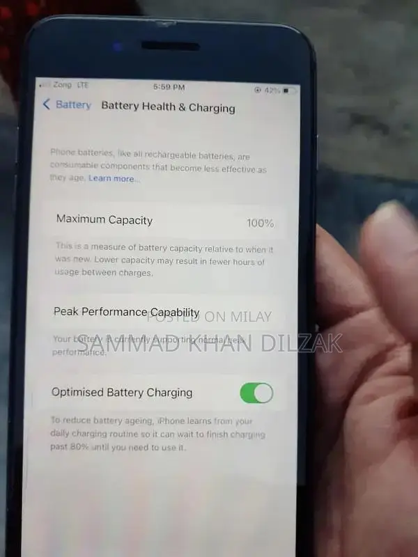 256GB Apple Smartphone Black Edition PTA Approved